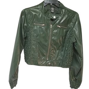 LN Dots faux leather jacket SZ XL